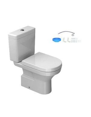 Kit Completo de Bacia com Caixa Acoplada Level Branco Deca