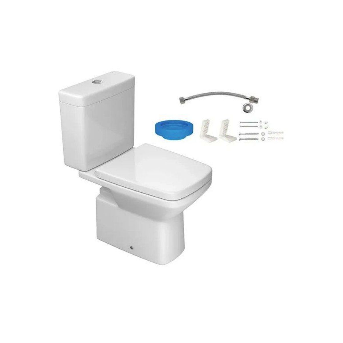 Kit Completo de Bacia com Caixa Acoplada Clean Branco Deca, marca Deca - Foto Principal