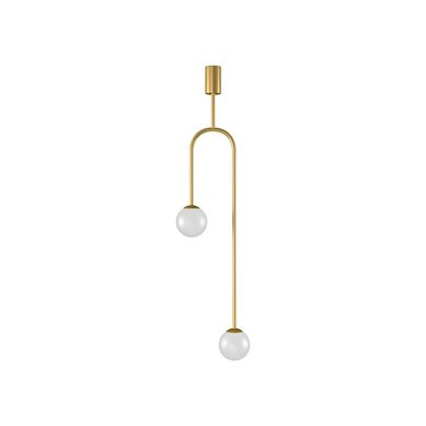 Pendente Globevi 2Xe27 Opalino-Pto Fosco
