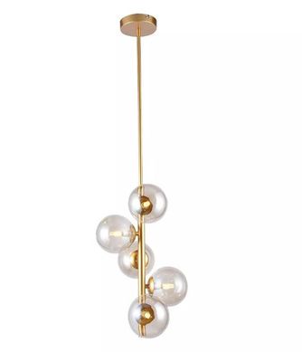 Pendente Cosmos I 5Xg9 mbar Dourado Orluce