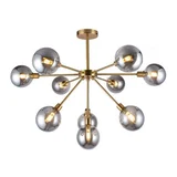 Plafon Teto Astro 9Xg9 Fumê-Dourado