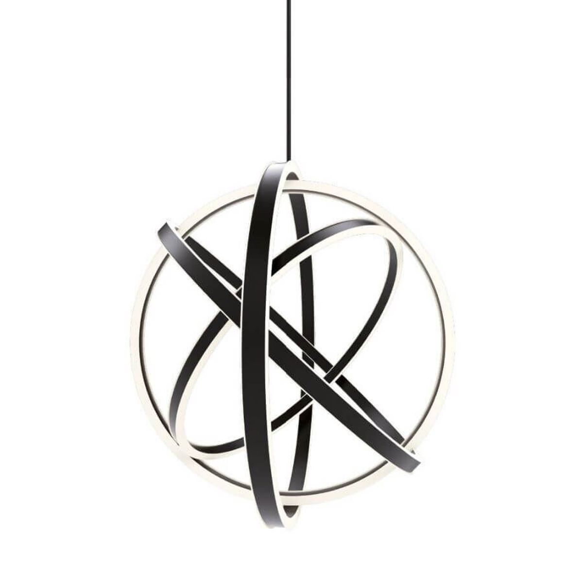 Pendente Ring Led 65W 3000K Preto Fosco, marca ORLUCE - Foto Principal