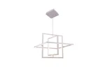 Pendente Quadra Led 34W 3000K Branco