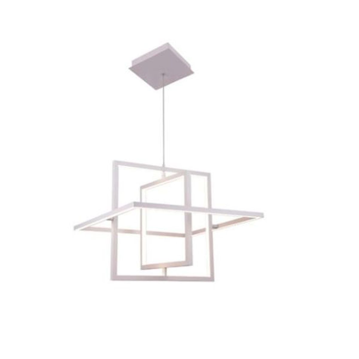 Pendente Quadra Led 34W 3000K Branco, marca ORLUCE - Foto Principal