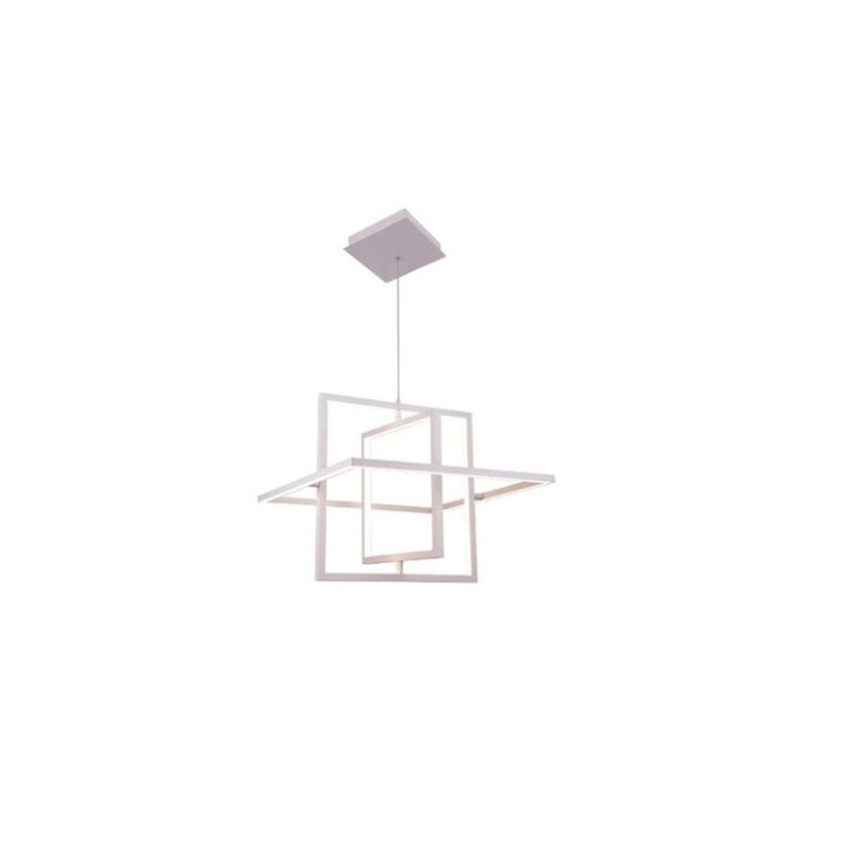 Pendente Quadra Led 34W 3000K Branco, marca ORLUCE - Foto Principal