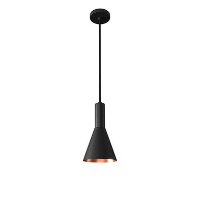 Pendente Provetta - 1Xe27Preto-Bronze
