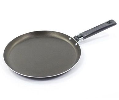 Panquequeira e Tapioqueira Antiaderente 22cm Trpicos Preto  Martinazzo