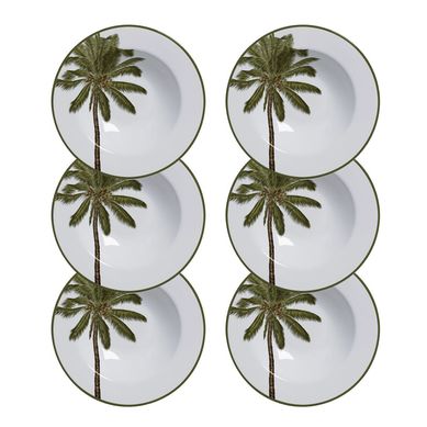 Kit Prato Fundo Malibu com 6 Unidades
