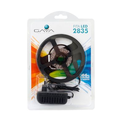 Fita Led Fita Led 2835 12V Transparente Ref 9038 Vermelha 4,8 W