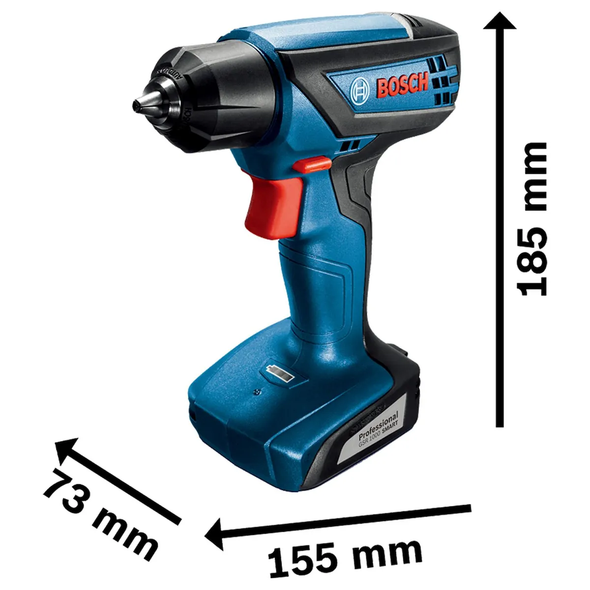Parafusadeira e Furadeira a Bateria Bosch GSR 1000 Smart 12V Bivolt, marca Bosch - Foto 2