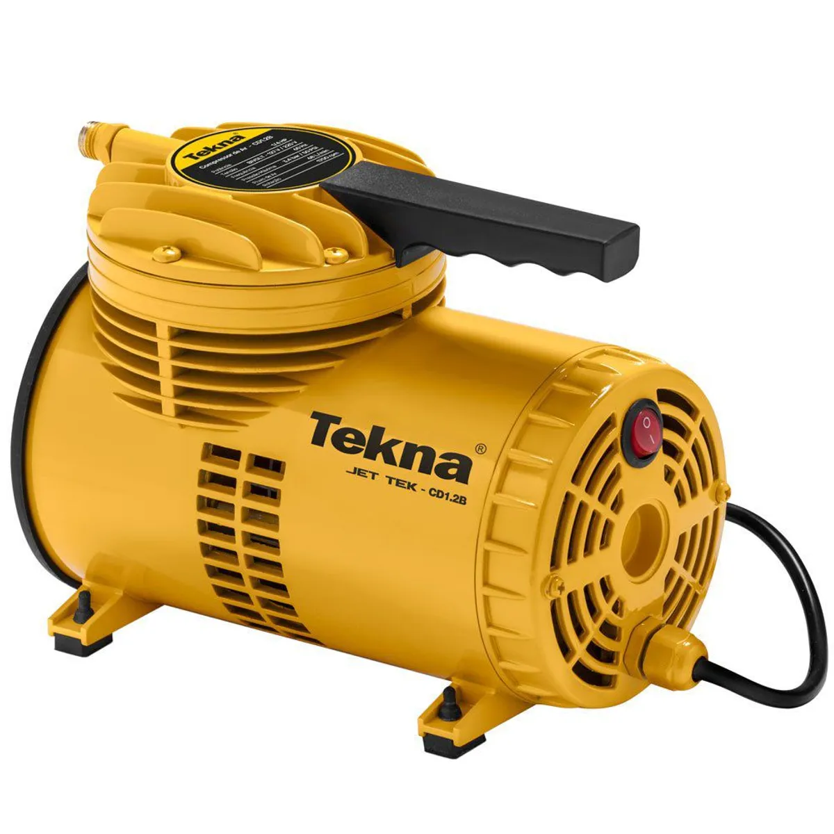 Compressor de Ar Direto 1/4HP 1.2PCM Bivolt com Kit para Pintura Tekna, marca Tekna - Foto Principal