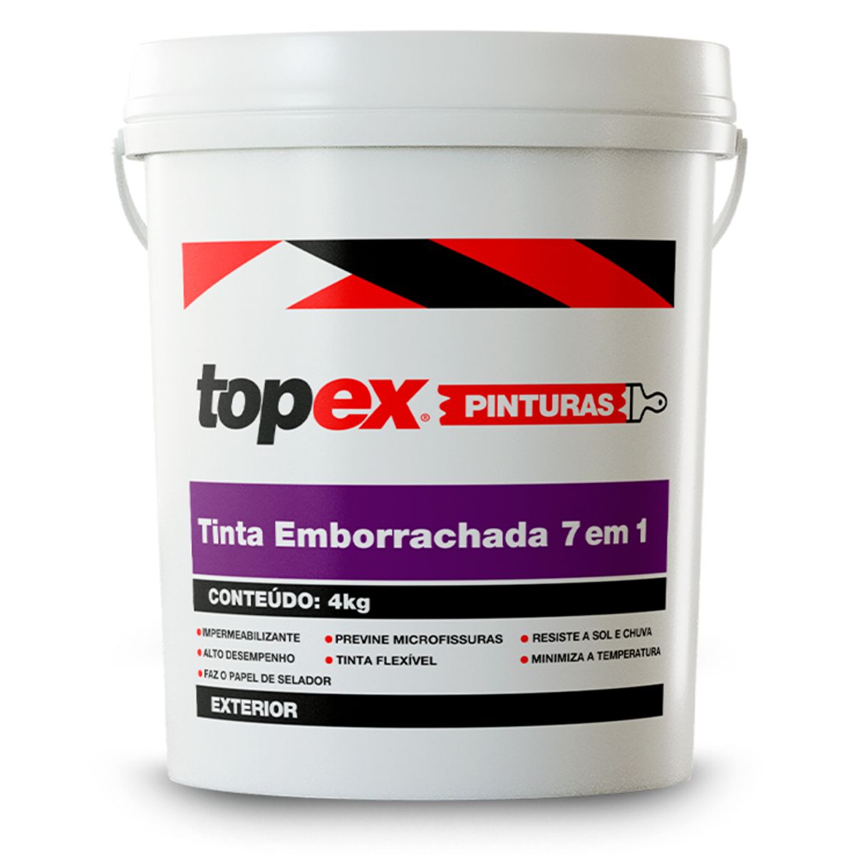 Impermeabilizante Flexível Topex 4kg Qualyvinil, marca Qualyvinil - Foto Principal