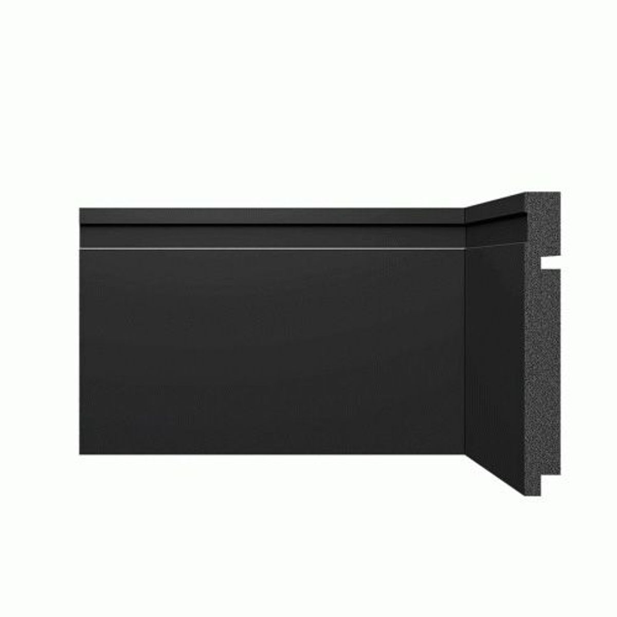 Rodapé Poliestireno 3480 Black 240x15 cm, marca Santa Luzia - Foto Principal