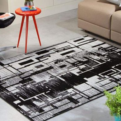 Tapete Veludo Andino A102 200X250 Cm Preto