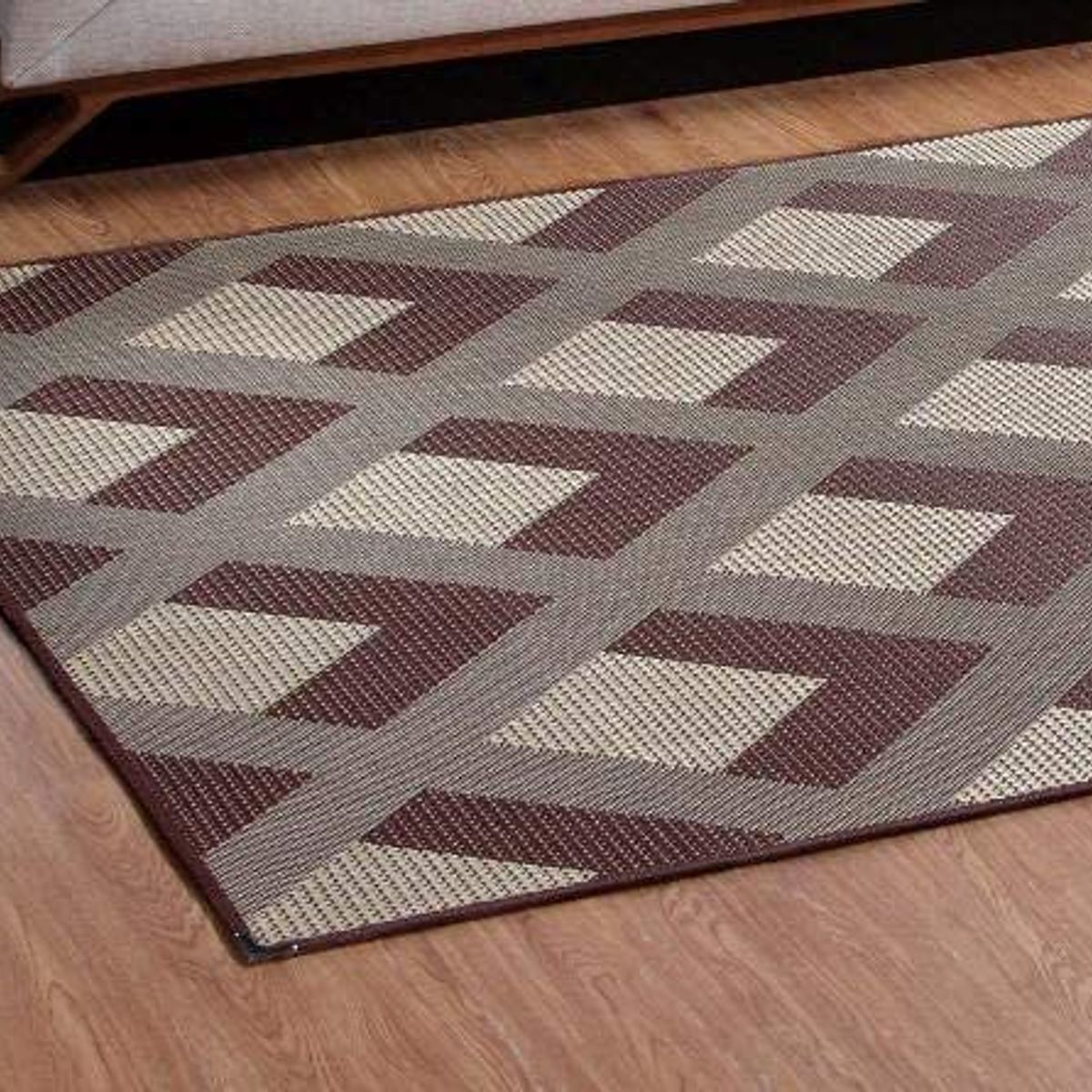 Tapete Sisal Sisslê S497 150X200 Cm Tabaco, marca Lancer - Foto 2