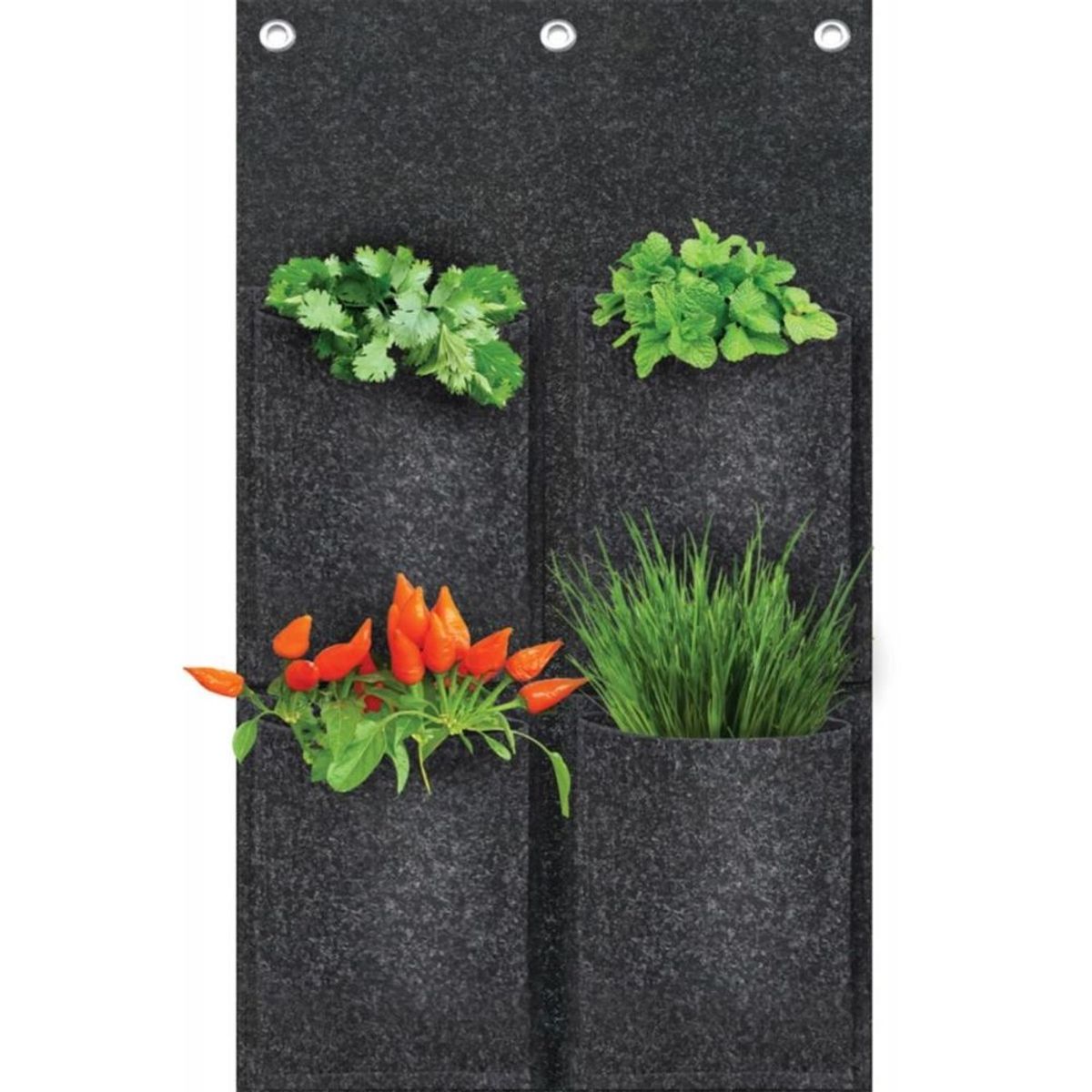 Jardim Vertical em Feltro 4 Nichos Plante e Cuide, marca Plante e Cuide - Foto 2