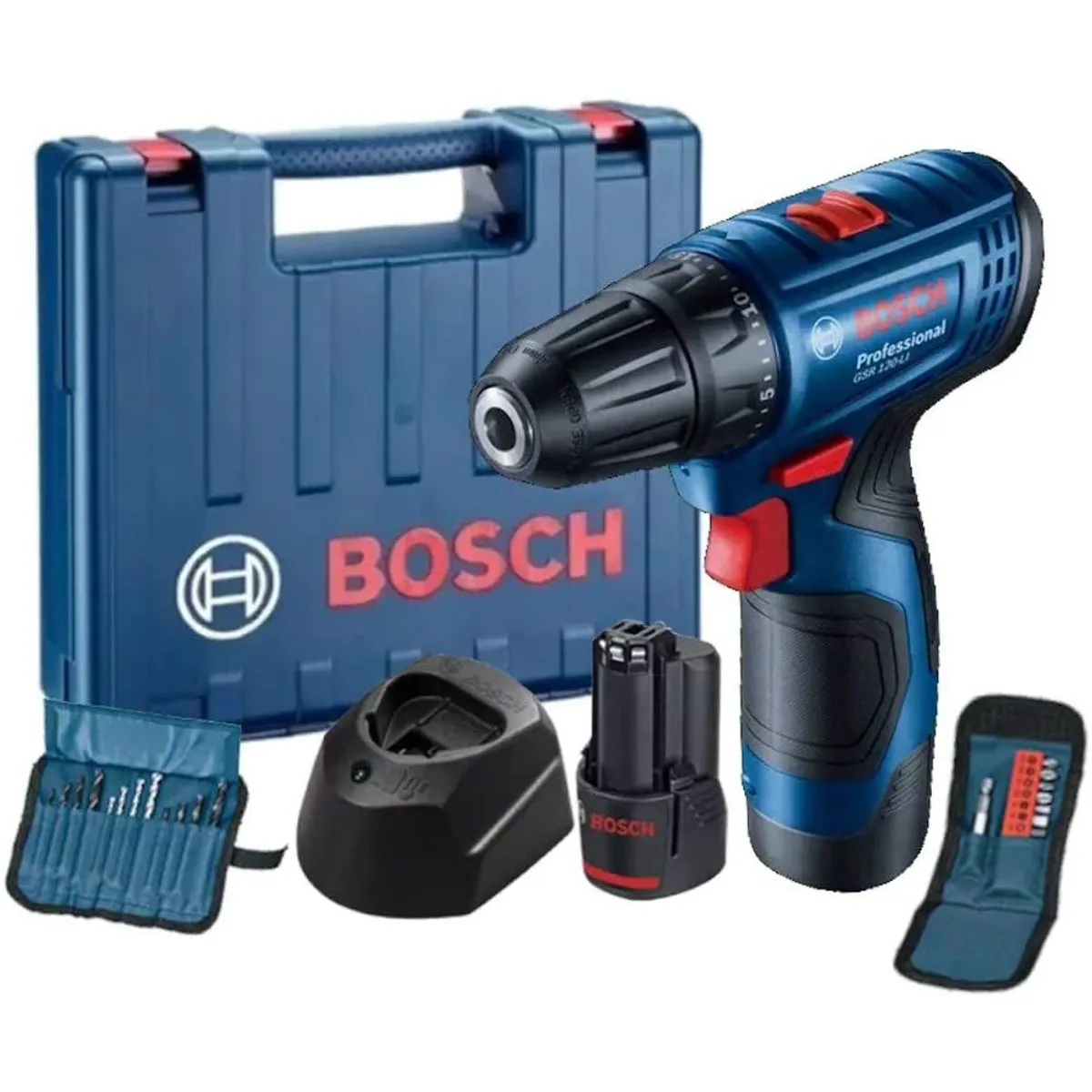 Parafusadeira Furadeira a Bateria Bosch GSR 120 2 Baterias kit Bosch, marca Bosch - Foto Principal