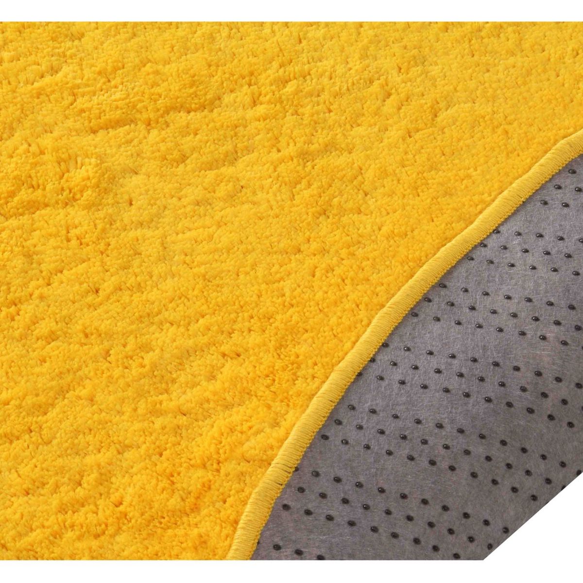 Tapete Shaggy Classic 150 Cm Amarelo Oasis Tapetes, marca Oasis Tapetes - Foto 2