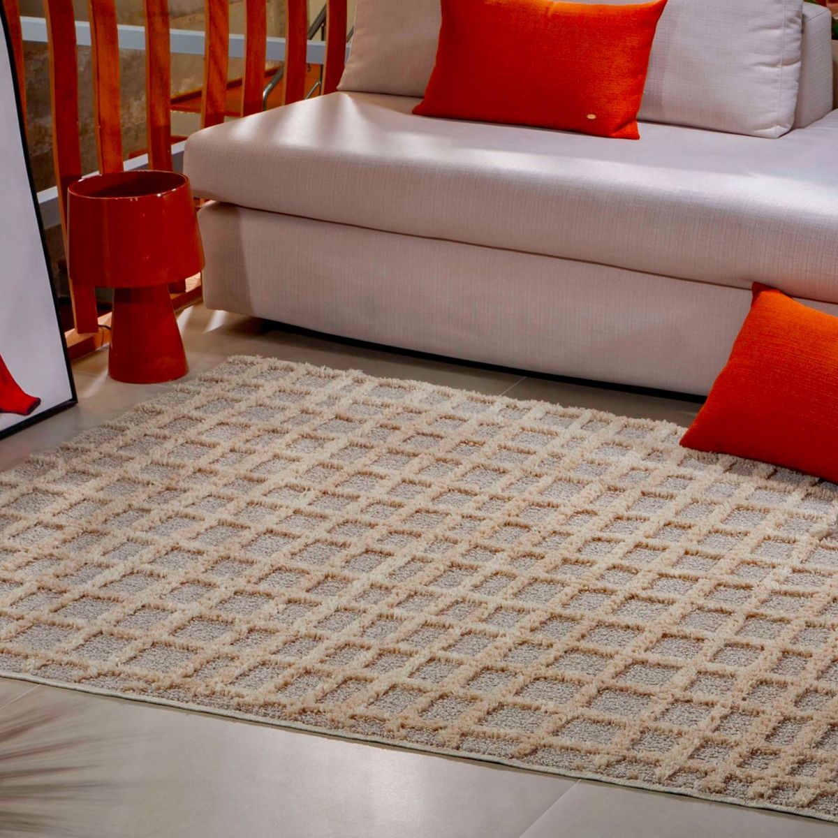 Tapete Shaggy Jazz 17 200X250 Cm Trigo, marca Oasis Tapetes - Foto Principal