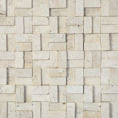 Mosaico Relevo Ed Travertino Anticatto