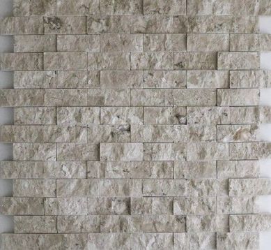 Mosaico Relevo Canjica Crema Marfil Anticatto