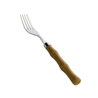Conjunto 6 Garfos para Mesa Ao Inox com Cabo Plstico