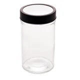 Pote Vidro Transparente com Tampa Acrílico 500Ml