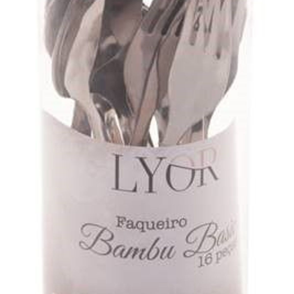 Faqueiro 16 Peças Aço Inox com Cabo Plástico, marca Lyor - Foto 2