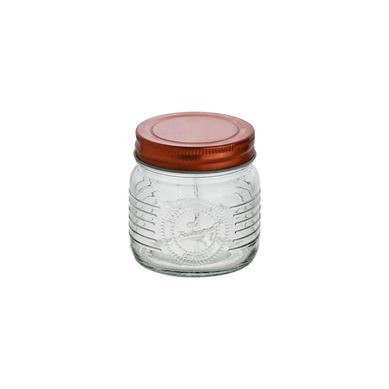 Porta Mantimento Vidro com Tampa Ao 250Ml