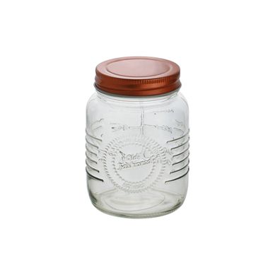 Porta Mantimento Vidro com Tampa Ao 500Ml