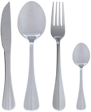 Faqueiro 24 Peas de Ao Inox Positano Lyor