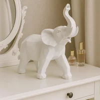 Figura Elefante Origami Branco 30cm Just Home Collection