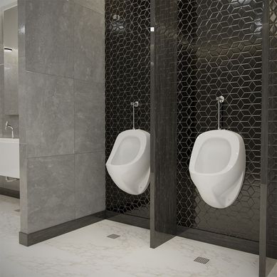 Vlvula para Mictrio Temporizada com Canopla e Flexvel Cromada Blukit