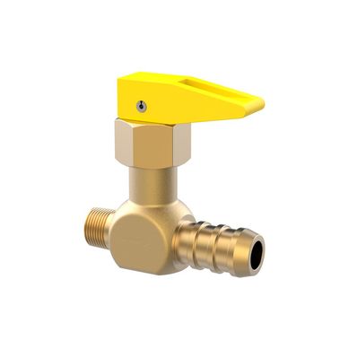 Registro de Bloqueio para Gs 1/8 com Espigo Tm 3/8 Blukit