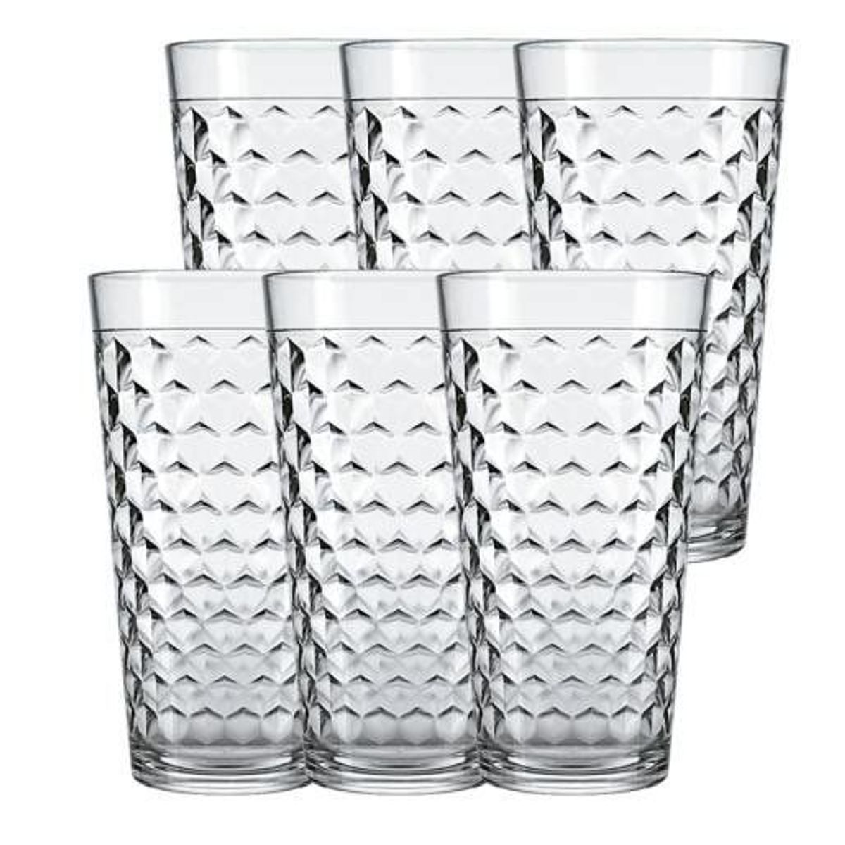 Jogo 6 Copos Marrocos Sm Cristalino 350ml Nadir, marca Sm - Foto Principal