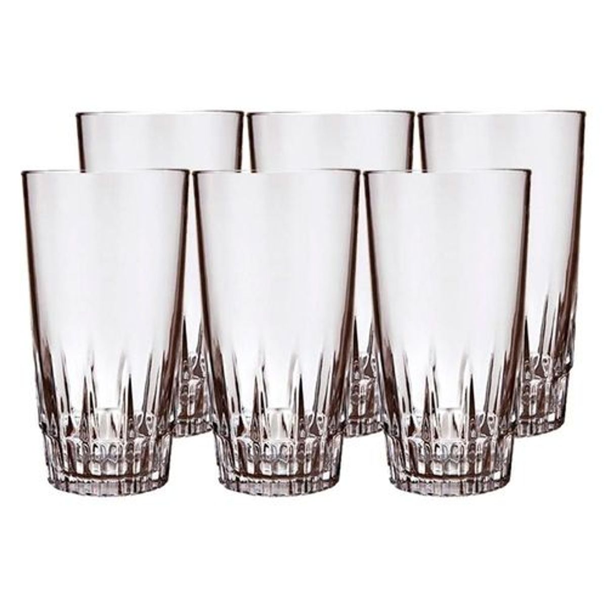 Jogo 6 Copos Long Drink Vegas Cristalino 330ml Nadir, marca Nadir - Foto 2