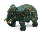 Figura Elefante Verde 21x14cm Just Home Collection