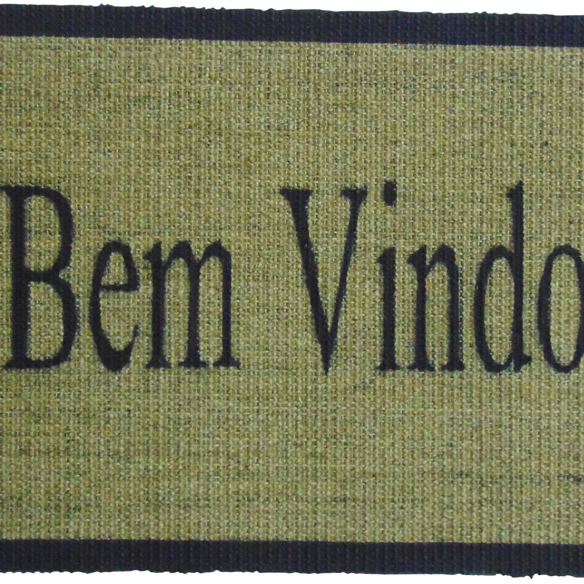 Capacho Sisal 40x60cm Bem Vindo Preto Apaeb Sisal, marca Apaeb Sisal - Foto Principal