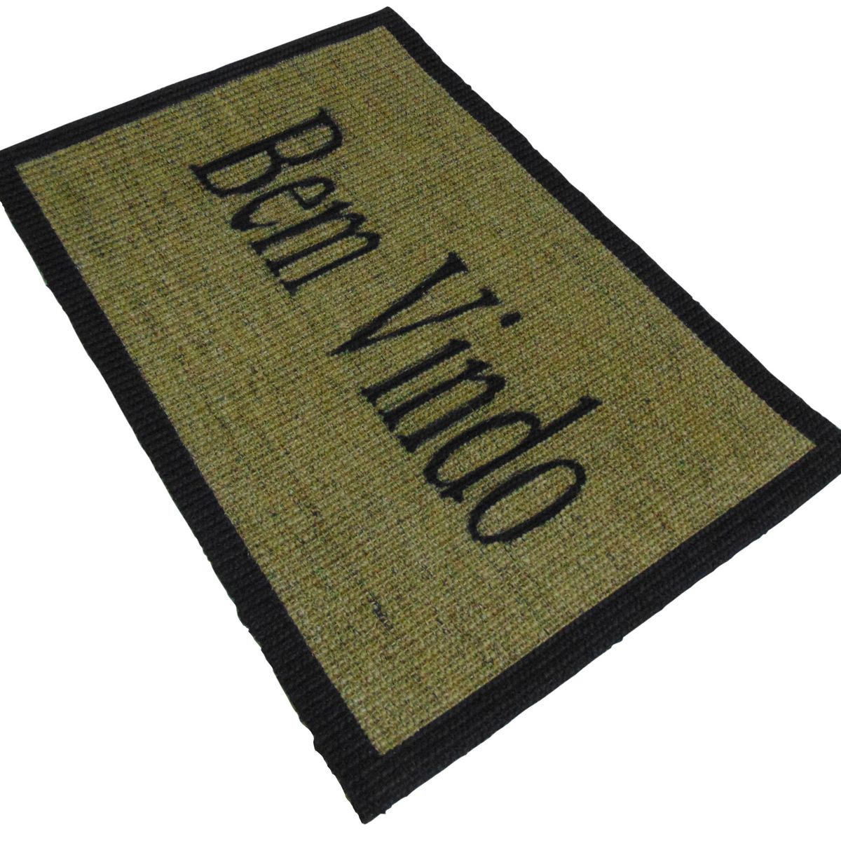 Capacho Sisal 40x60cm Bem Vindo Preto Apaeb Sisal, marca Apaeb Sisal - Foto 2