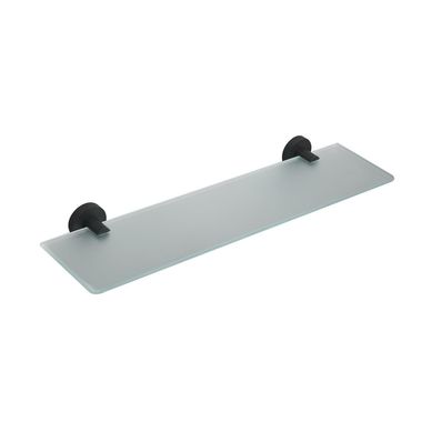 Prateleira Vidro Chicago Preto Fosco Sensi D'acqua