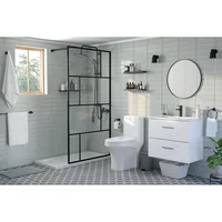 Kit 5 Peças Chicago Preto Fosco Sensi D'acqua