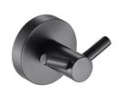 Cabide Duplo Chicago Preto Fosco Sensi D'acqua