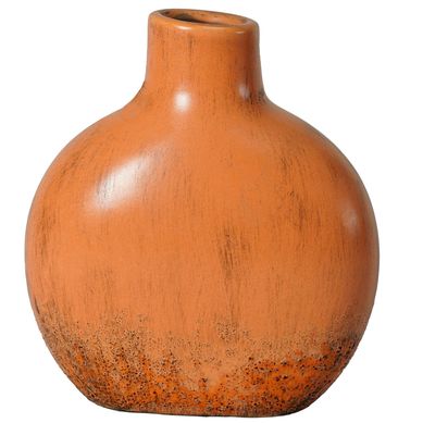 Vaso Cermico Flor Nepal Coral 15x17cm Homy