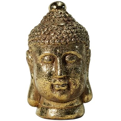 Cabea de Buda Antigo Dourado 34cm Homy