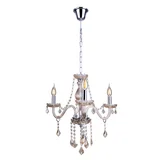 Lustre France Cristal Champagne 3 Lâmpadas Startec