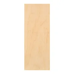 Folha de Porta Lisa Madeira Sarrafeada Pinus Natural 210x60x3,5cm Econômica Alvorada