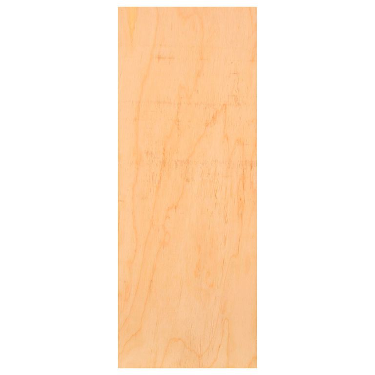 Folha de Porta Lisa Madeira Sarrafeada Pinus Natural 210x62x3,5cm
