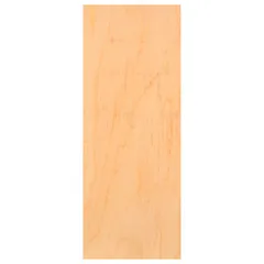 Folha de Porta Lisa Madeira Sarrafeada Pinus Natural 210x62x3,5cm Econômica Alvorada
