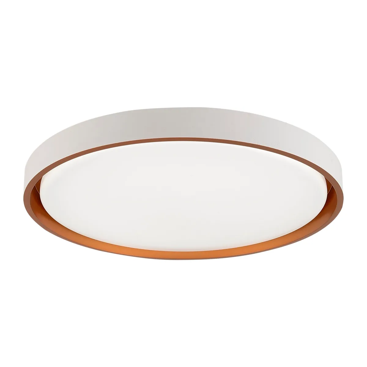 Plafon Redondo 24W 41cm Ly-8762M Branco e Dourado Hevvy, marca Hevvy - Foto Principal