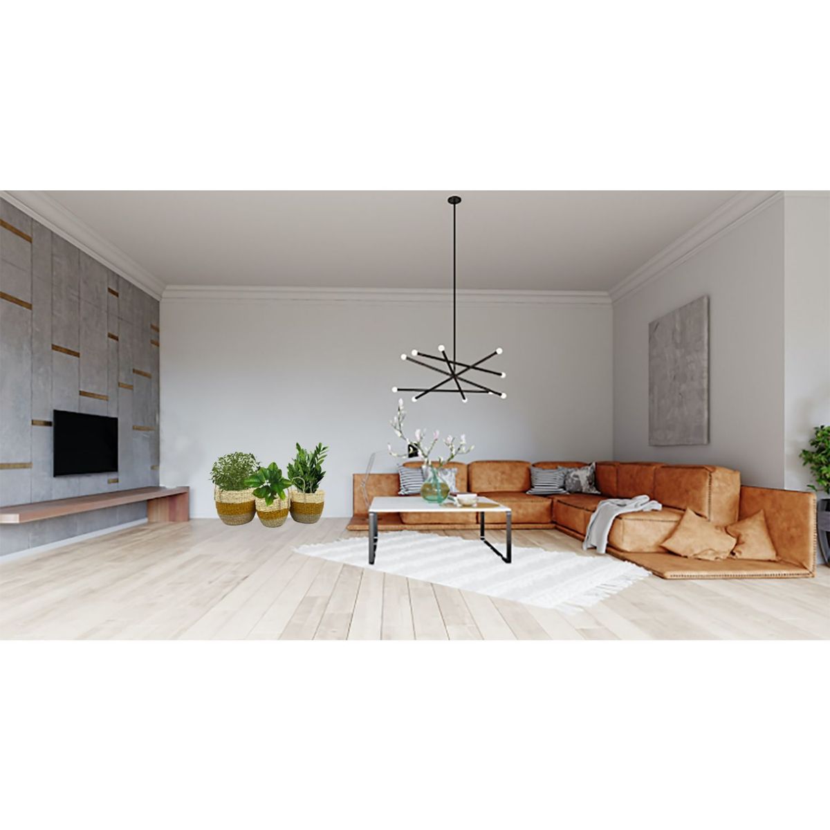 Cesto Decorativo em Fibra Natural com Alças Mejia 28x24cm, marca Just Home Collection - Foto 2